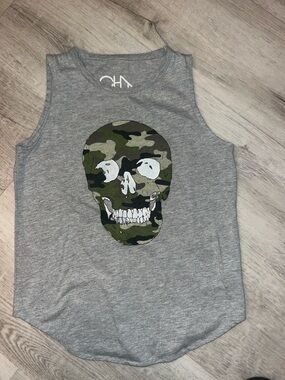 Chaser skull tank Girls size 10 NWOT